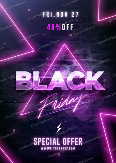 Black friday design for photoshop