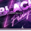 Black friday design for photoshop