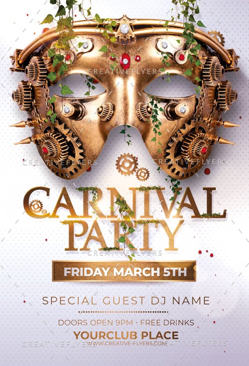 Carnival Party Flyer Template