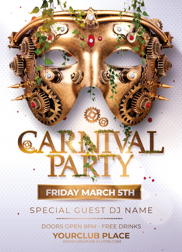 Carnival Party Flyer Templates