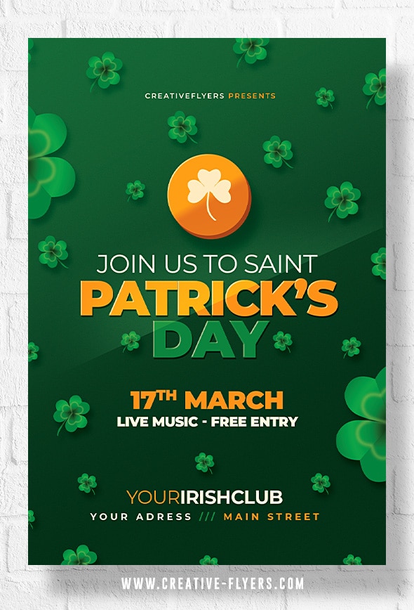 St Patrick's Day Invitation