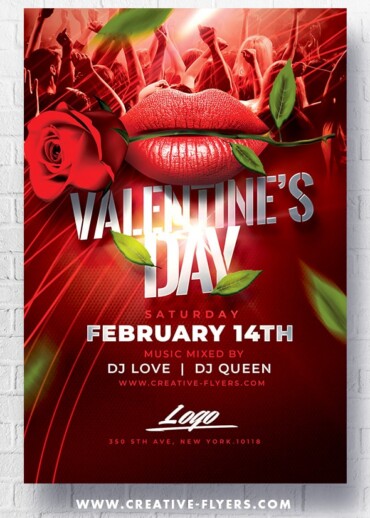 Valentines day Party Flyer