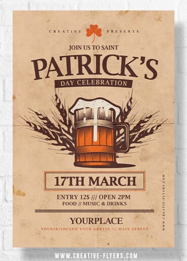 St Patrick's Day Flyer