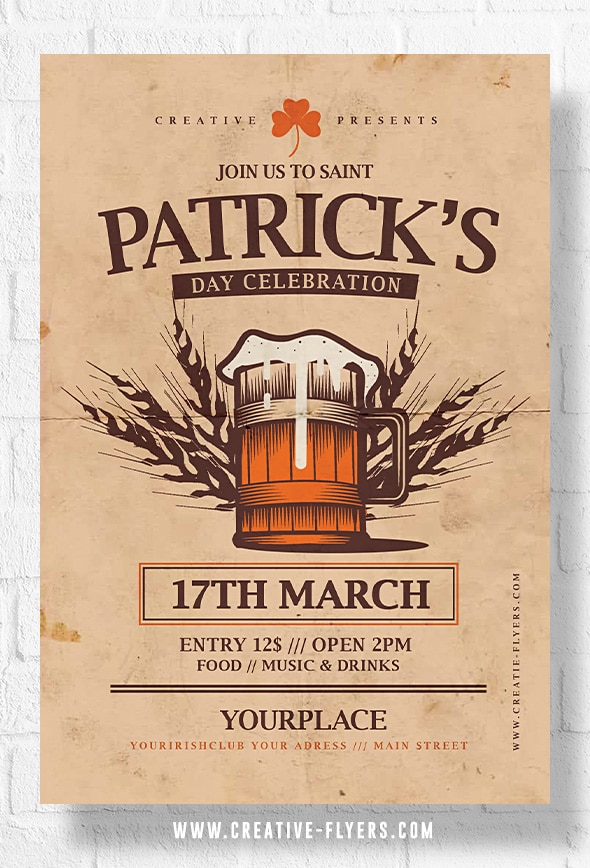 St Patrick's Day Flyer
