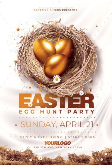 Easter Flyer Template Psd