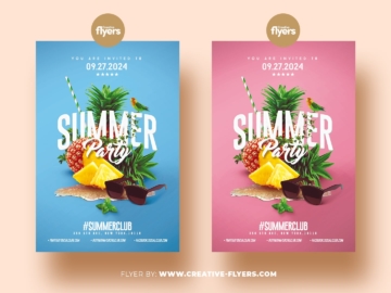 Summer Party Flyer Templates