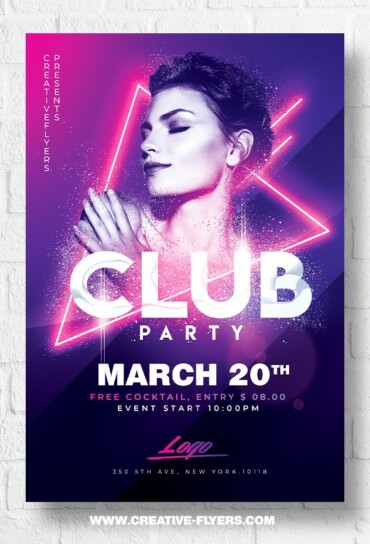 Club Party Flyer Template
