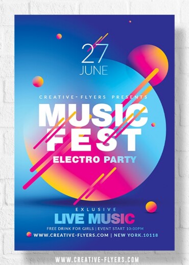 Music Festival Poster template