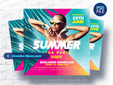 Summer event Design (4) Tropical Energy Flyer Creation