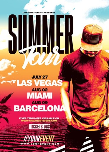 Summer Tour Poster Template