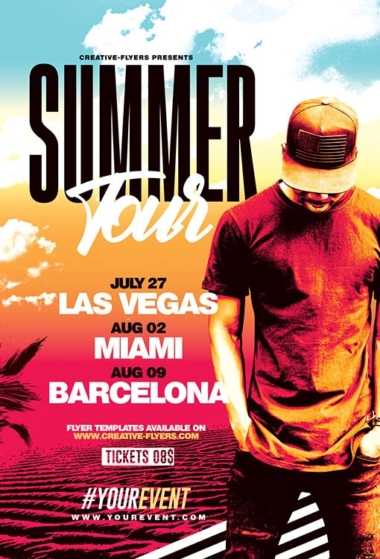 Summer Tour Poster Template