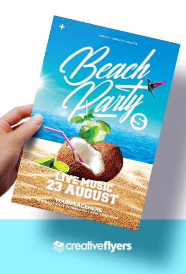 Beach-Flyer-Template Beach Flyer Template