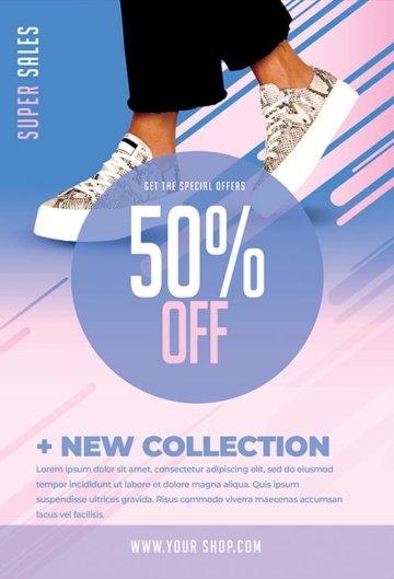 Fashion store Flyer template