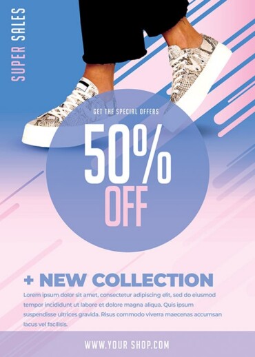 Fashion store Flyer template