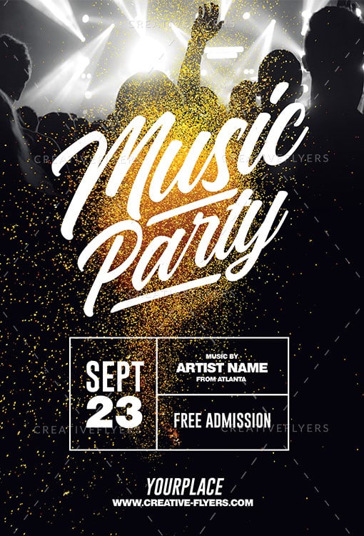 Nightclub Music Party Flyer