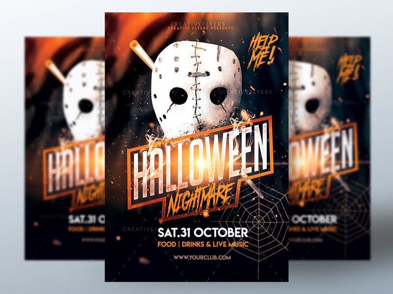 halloween-party-flyer-template-1 halloween party flyer