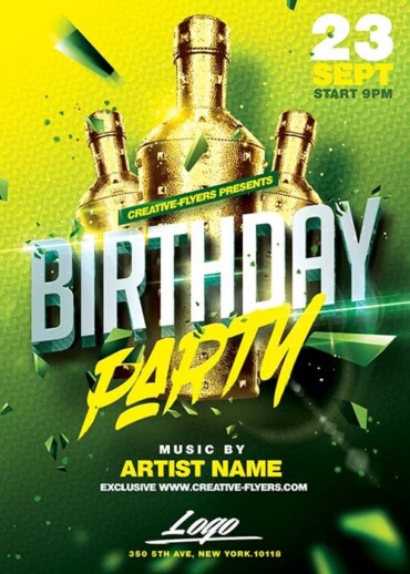 Birthday Party Flyer