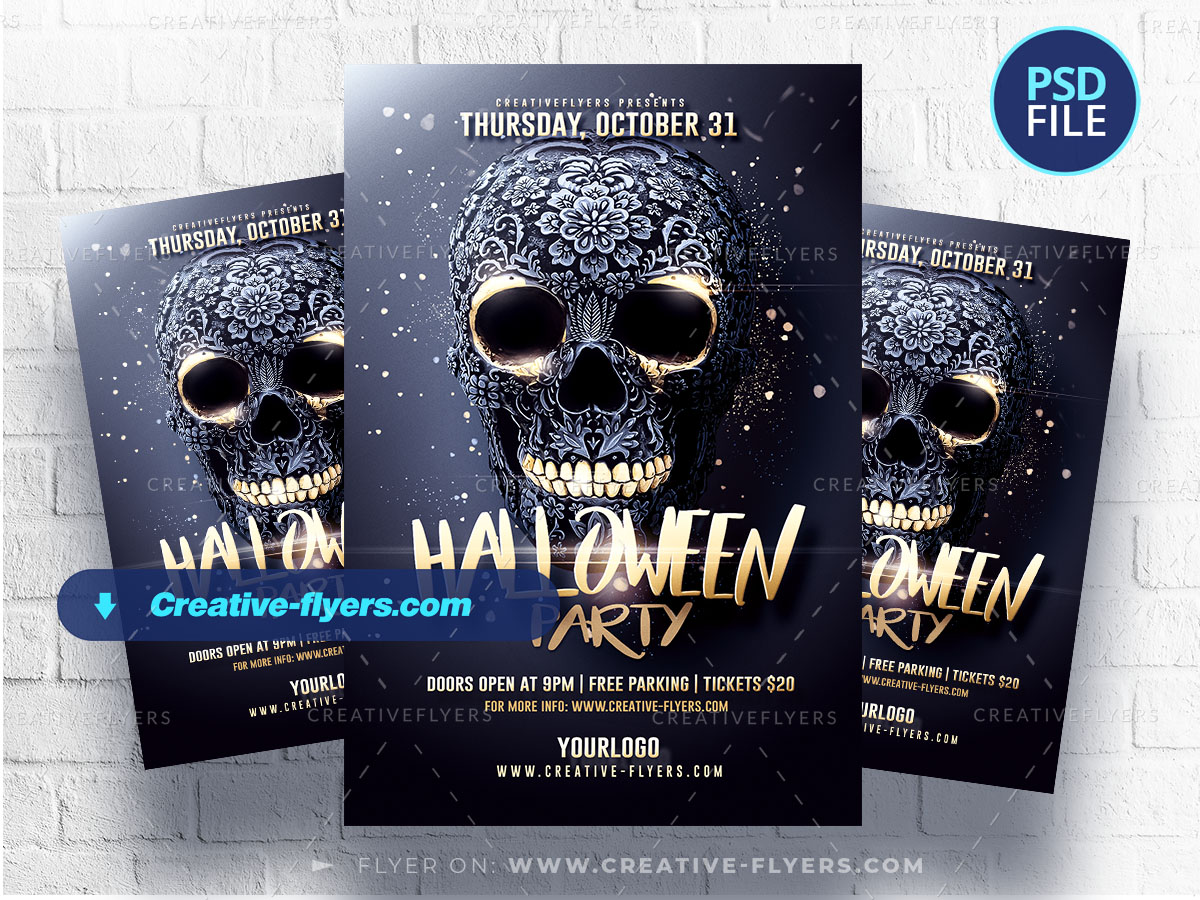 Creative Halloween Flyer