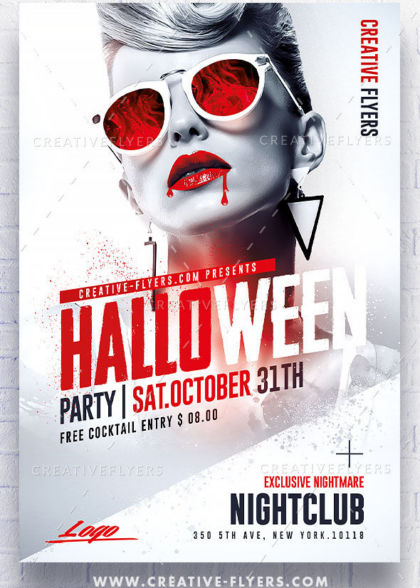 Halloween flyer design