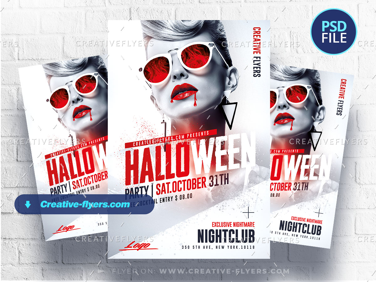 Halloween Party Flyer Halloween flyer design