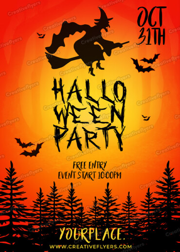 Spooky Halloween Party Flyer