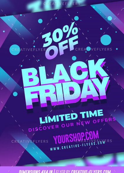 Black Friday Flyer PSD