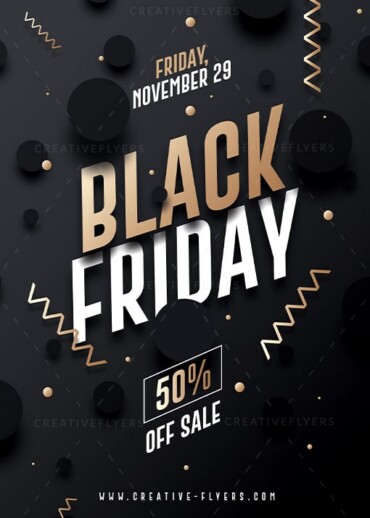Black Friday Flyer Template