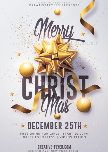 Classy Christmas Flyer Template