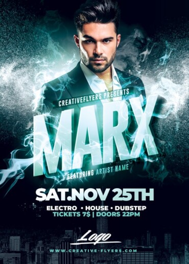 Club DJ Artist Flyer Template
