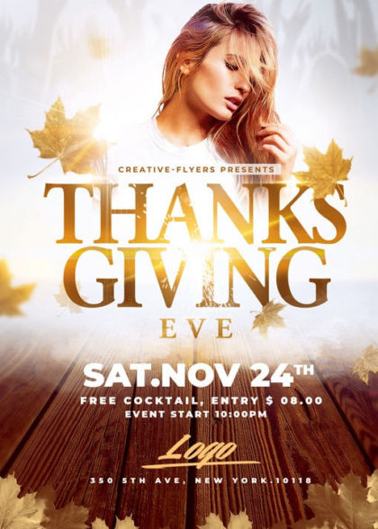 Thanksgiving Eve Flyer