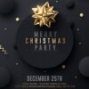 Classy Christmas Psd Invitations