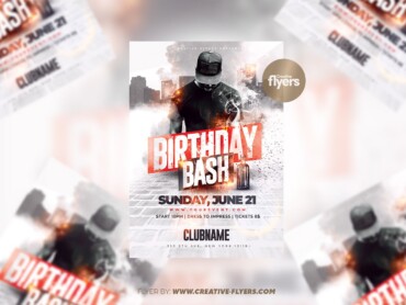 Hip Hop Birthday Flyer Template 2 Hip Hop Birthday Flyer Template