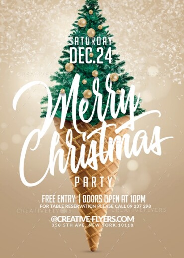 Merry Christmas Party Flyers