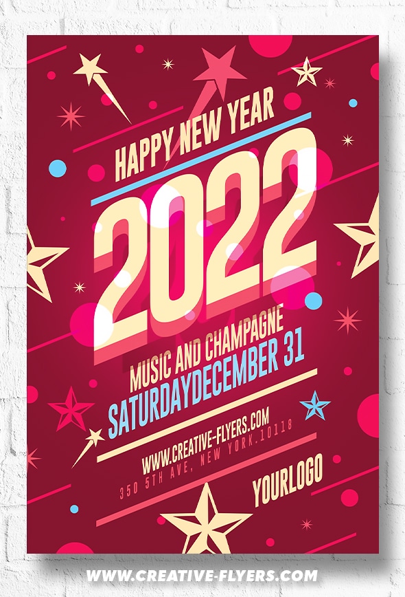 New Year Card Template