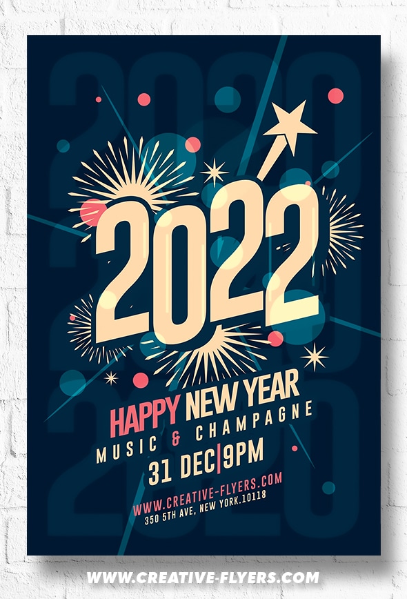 New Year invitation Card