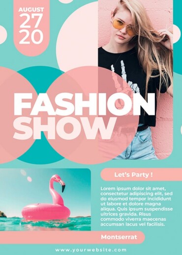 Fashion Show Flyer template