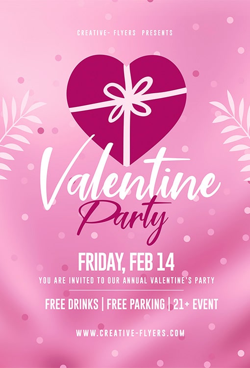 Valentine Flyer Template from www.creative-flyers.com