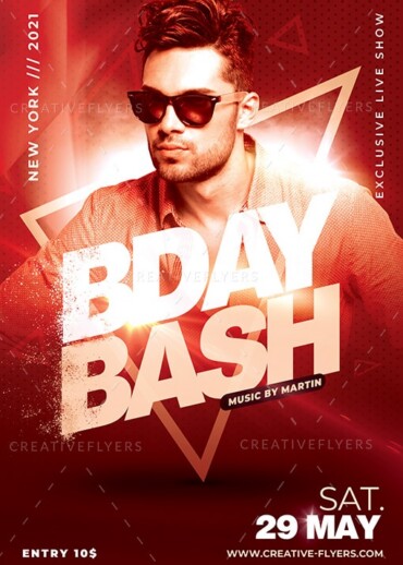 Nightclub Birthday Bash flyer