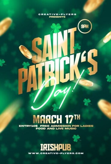 St Patrick's Day Flyer