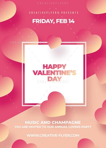 Valentine's Day Concept Flyer