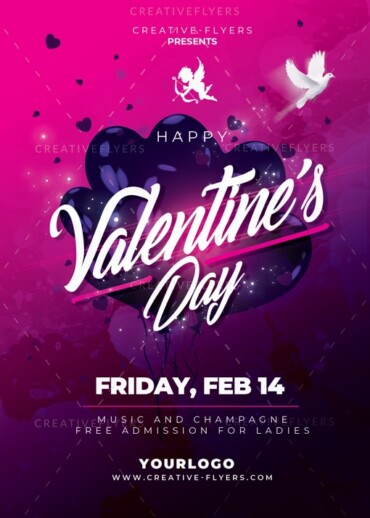 Valentines Day Flyer Design