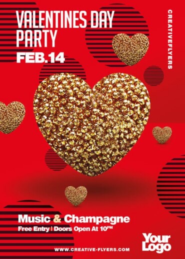 Valentines Day Party Card