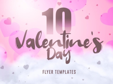 10 Trendy Valentine's Day flyers