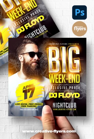 Week end Party Flyer