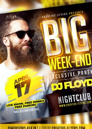 Week end Party Flyer