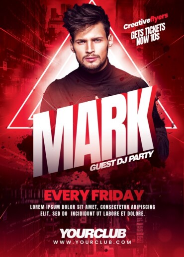 Club DJ Flyer PSD