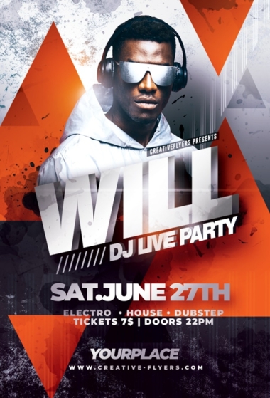 Dj Party Flyer Template