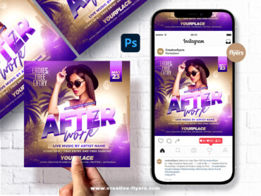 Elegant after-work event flyer (3)