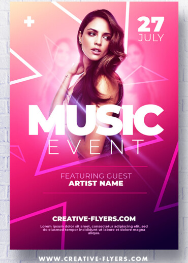 Music Event Flyer Design