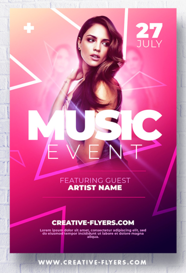 Music Event Flyer Design